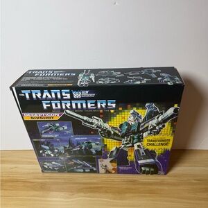 TRANSFORMERS G1 SIXSHOT US SELLER MISB‎ RARE! DECEPTICON TOY ROBOT WOLF GUN JET
